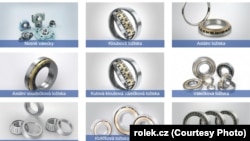 Китайские подшипники на чешском сайте rolek.cz
