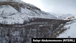 Кыргызстандын Токтогул өрөөнүнөн кышкы бир көрүнүш (Фото С.Абдумомуновдуку)