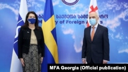 Анн Линде и Давид Залкалиани