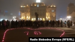 Paljenje lampiona u centru grada, Novi Sad 1. decembar 2025.