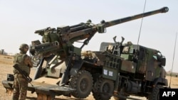 Французская гаубица (архивная фотография)