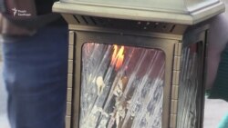 Як на Чонгарі передавали «благодатний вогонь» в Крим (відео)