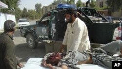 یکی از مجروحان حوادث روز پنجشنبه در ارزگان