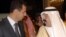 بشار اسد (چپ) با عبدالله پادشاه عربستان