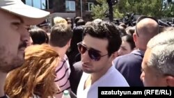Сын Роберта Кочаряна Левон Кочарян, Ереван, 14 мая 2019 г. 