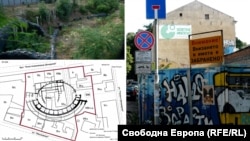 В границите на културната ценност „Античен театър и амфитеатър на Сердика“ попадат 15 имота. Разкопки са правени само на три. От години два от тях пустеят, а на третия има хотел, който е затворен. Колаж