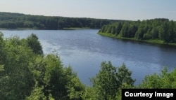 Кривцы. Река Водла