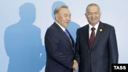 Nursultan Nazarbaev və Islam Karimov - 2011