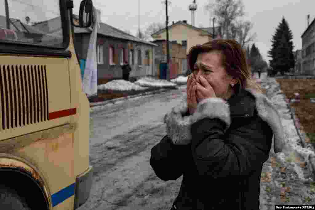 Евакуація жителів із Дебальцева. 3 лютого 2015 року