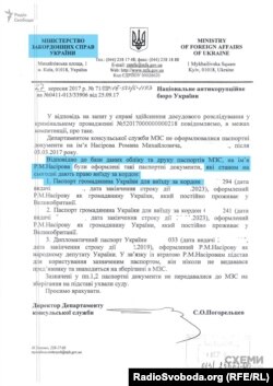 Відповідь від Міністерства закордонних справ