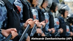 Паліцыя ў Расеі. Масква, 2019 год