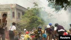 Пратэсты ў М'янме