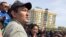 Гражданский активист Талгат Аян на стихийном митинге в Атырау против инициированной правительством земельной реформы. 24 апреля 2016 года.