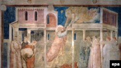 Фрески Джотто ди Бондоне в храме Святого Креста (Санта-Кроче) во Флоренции