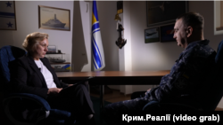 Віцеадмірал Олексій Неїжпапа, командувач ВМСУ, під час інтерв'ю журналістці Крим.Реалії Анжеліці Руденко, Одеса, 27 березня 2025 року