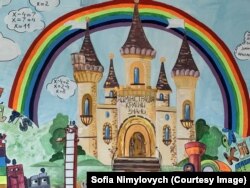 Один із муралів, створених творчою студією переселенця із Запоріжжя Дениса Уварова у Дрогобичі