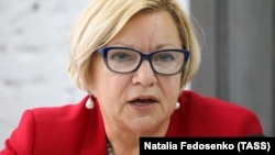  Lilia Vlasova was detained after her home was searched. 