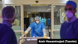 بخش بیماران کرونا در بیمارستان کامکار شهر قم