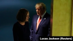 Дональд Трамп БУУнун жыйынында. 24-сентябрь.  