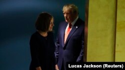 Президент США Дональд Трамп на 74-й сесії Генсамблеї ООН у Нью-Йорку, США, 24 вересня 2019 року