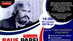 Рауф Парфи китоб ва тадбир ўтказишда ўзини таъқиб қиладиган "фалокат" ҳақида