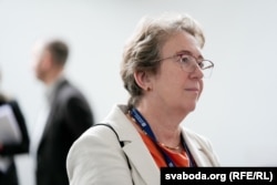 Кіраўніца беларускага прадстаўніцтва Фонду Конрада Адэнаўэра Габрыэле Баўман