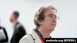 Кіраўніца беларускага прадстаўніцтва Фонду Конрада Адэнаўэра Габрыэле Баўман