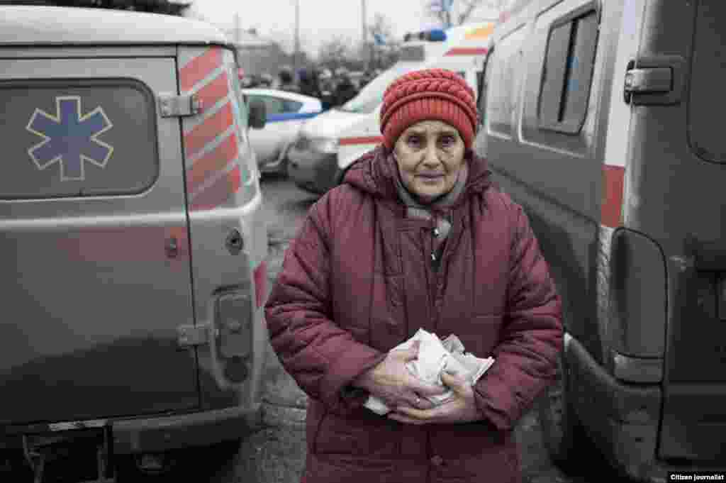 Debaltsevo township, Donetsk region, Ukrain. The territory is under ukranian control. The center of distribution of humanitarian aid in a former city hall.