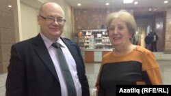 Леонид Московин һәм галимә Людмила Дудова