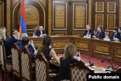 Нікол Пашинян під час зустрічі з послами країн-членів ЄС, акредитованих в Єревані. Жовтень 2024 року