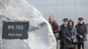 UKRAINE -- A memorial square to victims of the UIA plane crash of PS752, which was shot down near Tehran, was opened at Boryspil Airport. Kyiv, 17Feb2020