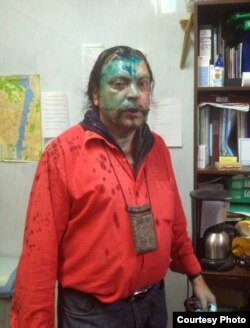 Андрэй Юраў пасьля нападу