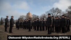 Шикування вихованців Військово-морського ліцею