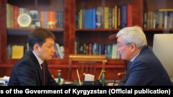 Сапар Исаков и Кубанычбек Кулматов. 5 февраля 2018 года.