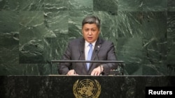 Выступление министра иностранных дел КР Эрлана Абдылдаева на Генассамблее ООН