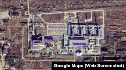 Сакська ТЕЦ. Скріншот супутникової карти Google