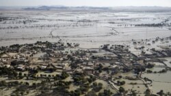 نمای هوایی از سیل اخیر در جنوب استان سیستان و بلوچستان