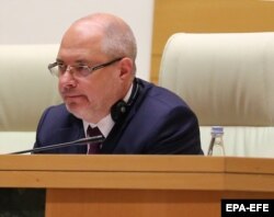 Сяргей Гаўрылаў у фатэлі старшыні парлямэнту Грузіі