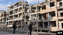 تصویری از ویرانه‌های حلب