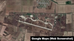Аэродром «Кировское» в аннексированном Крыму. Скриншот спутниковой карты Google