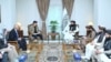 Afghanistan's Taliban rulers released a photo of the September 13 meeting with US officials in Kabul.