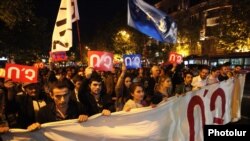 Армения - Шествие инициативы «Не проведете!» 
против конституционных изменений, Ереван, 2 октября 2015 гг. 