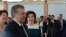 Шавкат Мирзияев и первая леди Узбекистана в Бишкеке