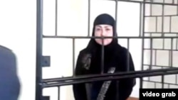 Муаттара Джураева в зале суда, март 2015 года