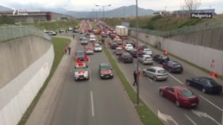 Antivladin auto protest u Podgorici