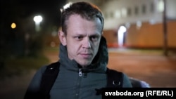 Uladz Hrydzin is released after 11 days in detention in Minsk on September 24, 2020.