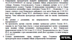 Витяг з листу