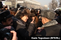 Митинг в Алматы, 28 января