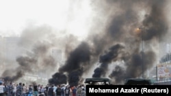 Ливандагы демонстранттар менен полиция кагылышты. 18-октябрь, 2019-жыл. Бейрут.