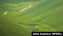 Нарын облусу. Иллюстрация сүрөт.